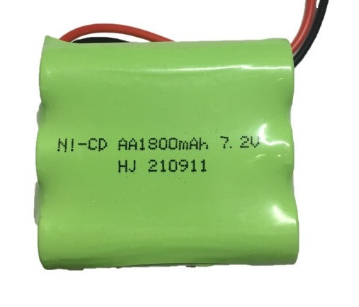 Аккумулятор Ni-Cd 7.2v 1800mah форма Row разъем MiniTamiya - NICD-72R-1800-MiniTamiya