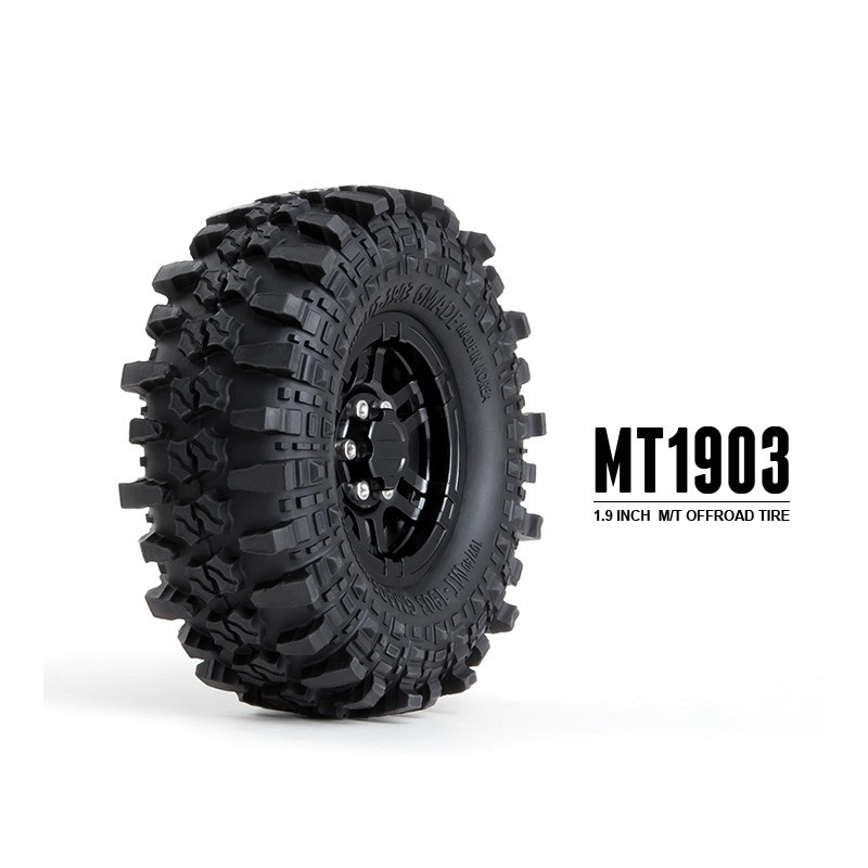 Колеса в сборе Gmade 1.9 MT 1903 Off-road Tires (2) - GM70284