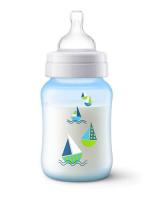 Детская бутылочка Classic+ - 260 мл (голубая) Philips AVENT SCF573|12 - SCF573|12