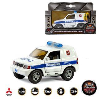 Инерционная машина Пламенный мотор 1:36 Mitsubishi  Полиция ДПС 13см - 870206