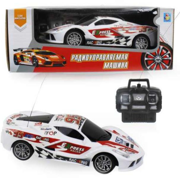 Радиоуправляемый спорткар 1Тoy, 20 см, масштаб 1:24, 27 МГц - Т13847