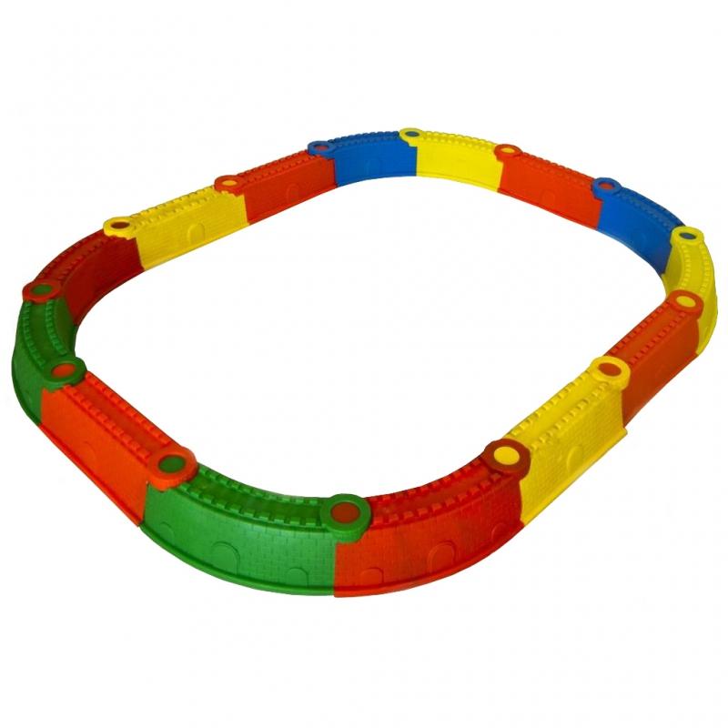 Песочница Стена Замка Kinderway разноцветная 145х114 см 14 элементов 01-120 - 5278