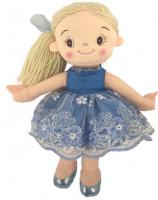 Мягкая кукла ABtoys балерина, цвет голубой, 30 см - M6001