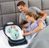 Складная кроватка Baby Delight ХL синяя в горошек - BD3002