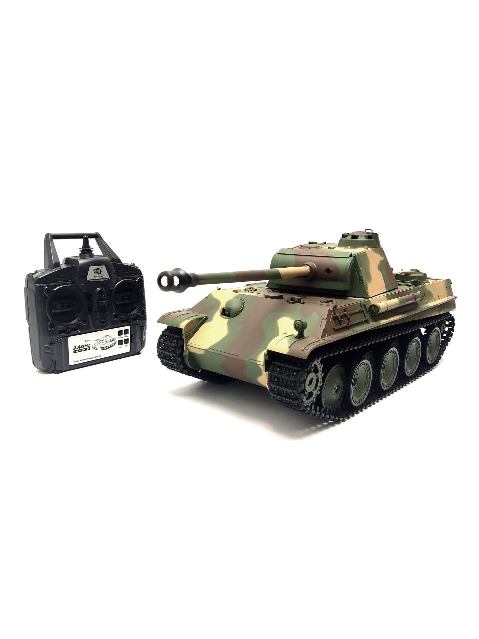 Радиоуправляемый танк Heng Long Panther Type G Original V7.0 RTR масштаб 1:16 2.4G - 3879-1 V7.0