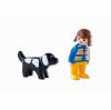 Конструктор Playmobil 1.2.3.: Женщина с собакой - 6977pm
