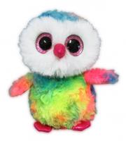 Мягкая игрушка ABtoys Совенок мультиколор, 15 см - M0039