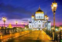 Пазл Castorland 1000 деталей, Храм Христа Спасителя, Москва, средний размер элементов 1,9?1,7 см - C1000-103355