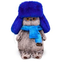 Мягкая игрушка Budi Basa Басик в меховой шапке 30 см - Ks30-096