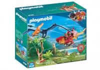 Конструктор Playmobil Динозавры: Вертолет для приключений с птеродактилем - 9430pm
