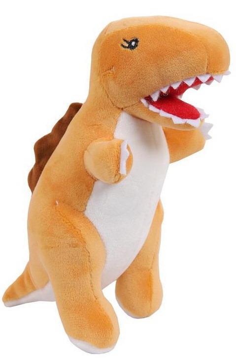 Мягкая игрушка ABtoys Dino Baby Динозаврик коричневый, 17см - M4950