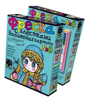 Фреска с блестками Девочка-Снегурочка - 407064