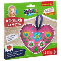 Игрушка из фетра Bondibon *Сердечко. В лучших традициях!* - ВВ2203