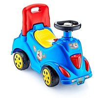 Машина-каталка GUCLU Cool Riders, с клаксоном, синяя - 4263_Blue