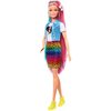 Кукла Mattel Barbie с разноцветными волосами - GRN81