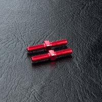 Steel turnbuckle 3X20 (red) (2) - MST-210166R