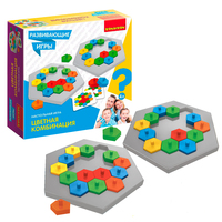 Настольная развивающая игра «ЦВЕТНАЯ КОМБИНАЦИЯ» Bondibon - ВВ5165