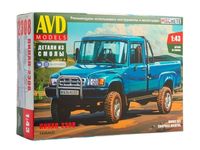 Сборная модель AVD Пикап-2308, масштаб 1:43 - 1496AVD