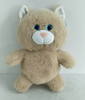 Мягкая игрушка ABtoys Флэтси Кот бежевый, 24 см - M5050
