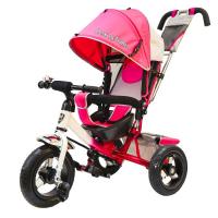 Велосипед трехколесный Lexus Trike надувные колеса 12* и 10* - 950-N1210-PINK+WHITE