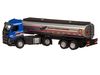 Машина Автопанорама Volvo бензовоз, голубой, масштаб 1:50, свет, звук - JB1251183