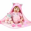 Кукла Aori Reborn Baby Doll Kitty hood, 56 см