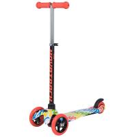 Самокат-кикборд Novatrack Disco-kids, белый - 120H.DISCOKIDS.WMC8