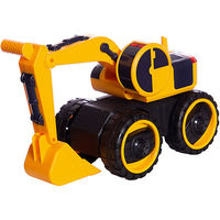 Инерционный экскаватор ABtoys, свет, звук - C-00349