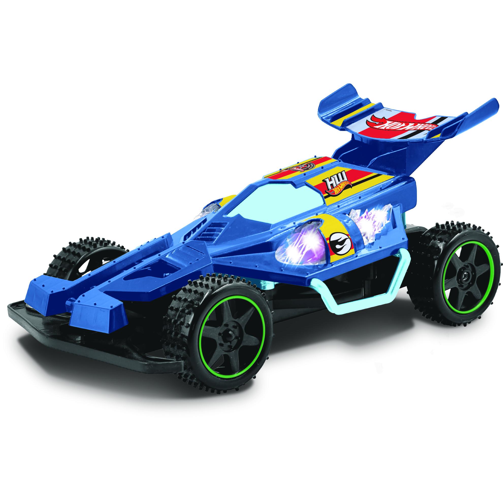 Радиоуправляемый багги 1Toy Hot Wheels, масштаб 1:18, свет, синий - Т10977