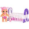Интерактивная кукла Moose Bizzy Bubs Грейси с кроваткой - 28475|ast28452 (28475, 28476)