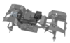 Радиоуправляемый краулер Gmade KOMODO double cab TS  KIT 4WD масштаб 1:10 2.4G - GM57010