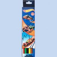 Карандаши цветные пластиковые *Hot Wheels*, 6 цв. - 88772