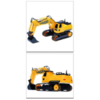Радиоуправляемый экскаватор Double Eagle 2WD масштаб 1:26 2.4G - E571-003