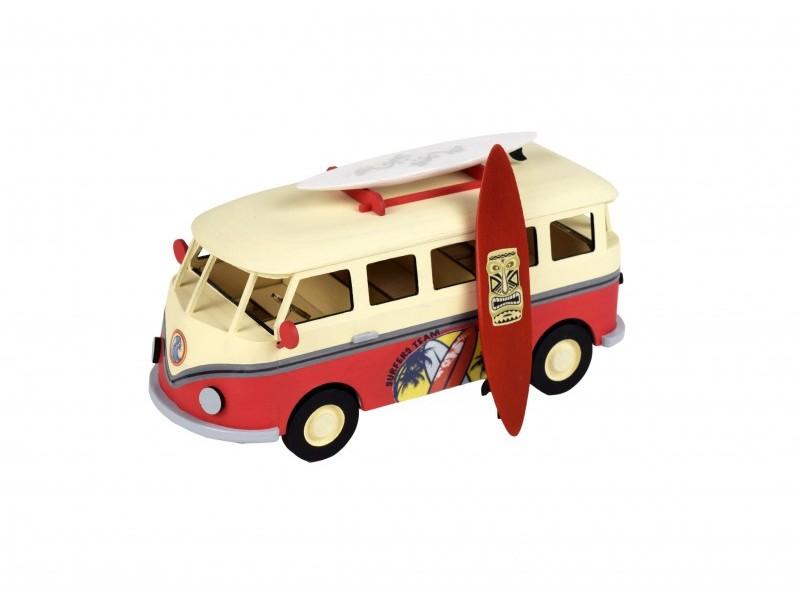 Собранная деревянная модель автомобиля Artesania Latina SURFER*S VAN BUILT