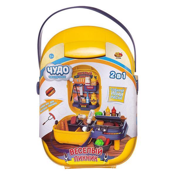Игровой набор ABtoys Чудо-чемоданчик. Набор 2в1 *Веселый пикник* - PT-01486
