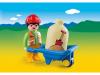 Конструктор Playmobil 1-2-3 Строитель с тачкой - 6961pm