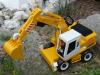 Самосвал Bruder MAN с колёсным экскаватором Liebherr  - 02-751