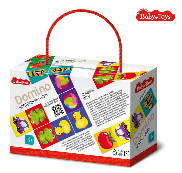 Настольная игра Домино Десятое королевство серия Baby Toys - 04049ДК