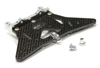 Бабочка из графита+алюминий для Traxxas Rustler - T8067SILVER