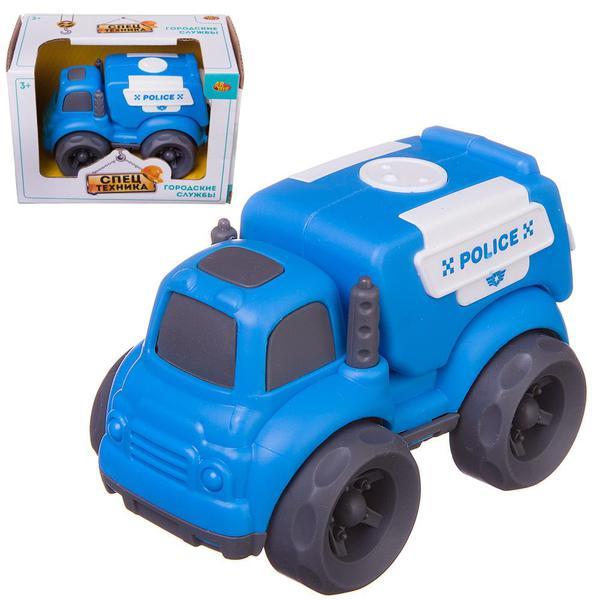 Машинка ABtoys Спецтехника Полиция, фрикционная - C-00396