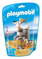 Конструктор Playmobil Аквариум: Семья пеликанов - 9070pm