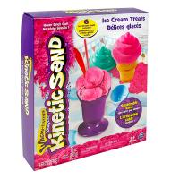 Песок для лепки Kinetic Sand. Игровой набор c формочками, 285 грамм - 71417-ice