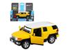 Машина Автопанорама Toyota FJ Cruiser, желтый, масштаб 1:32, свет, звук, инерция - JB1251389