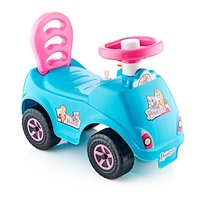 Машина-каталка GUCLU Selena Принцесса, с клаксоном, аква - 4867_Aqua