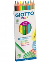 Карандаши GIOTTO Утолщенные 8 цв - 225400