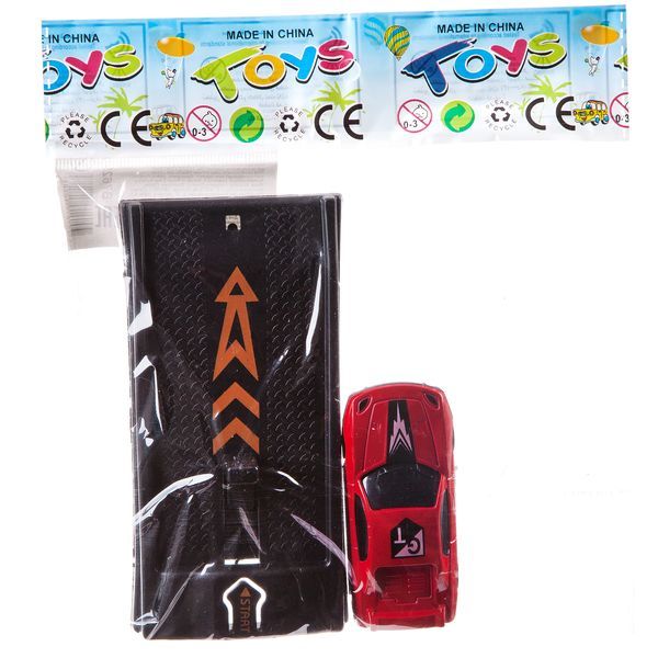 Игровой набор Shenzhen Toys машинка и трек со стартовым запуском, 213-11 - В76290
