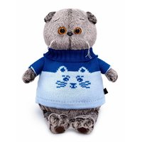 Мягкая игрушка Budi Basa Басик в свитере Кот 22 см - Ks22-207