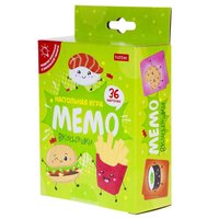Настольная игра Hatber МЕМО Вкусняшки 36 карточек - 36ИнМ_26165