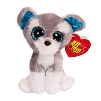 Мягкая игрушка ABtoys Собачка серая, 15 см - M0022