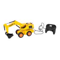 Экскаватор колёсный Mioshi Tech (проводное управление, 29,6 см, свет) - MTE1601-004